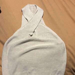 Brochu Walker Off-the-Shoulder Cream Sweater